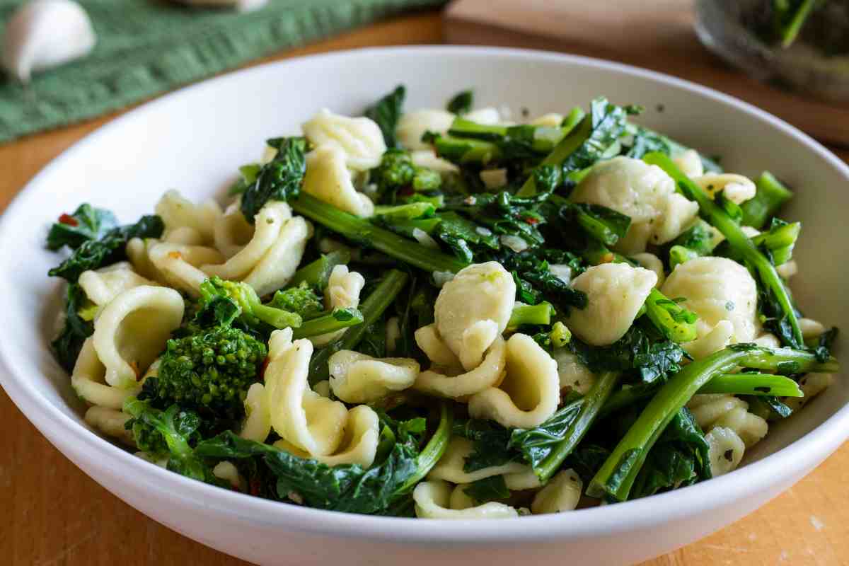 orecchiette con cime di rapa