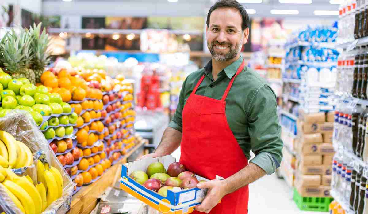 impiegato supermercato