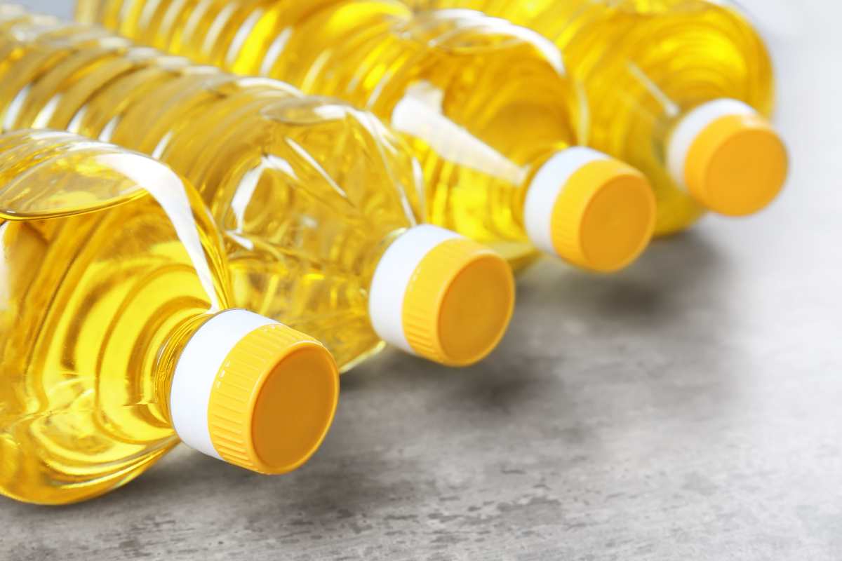bottiglie di olio