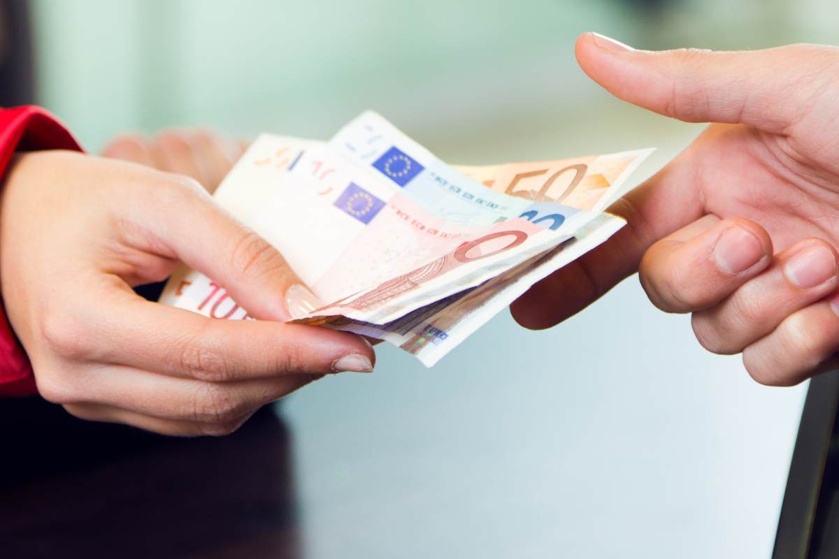 pagamento in contanti