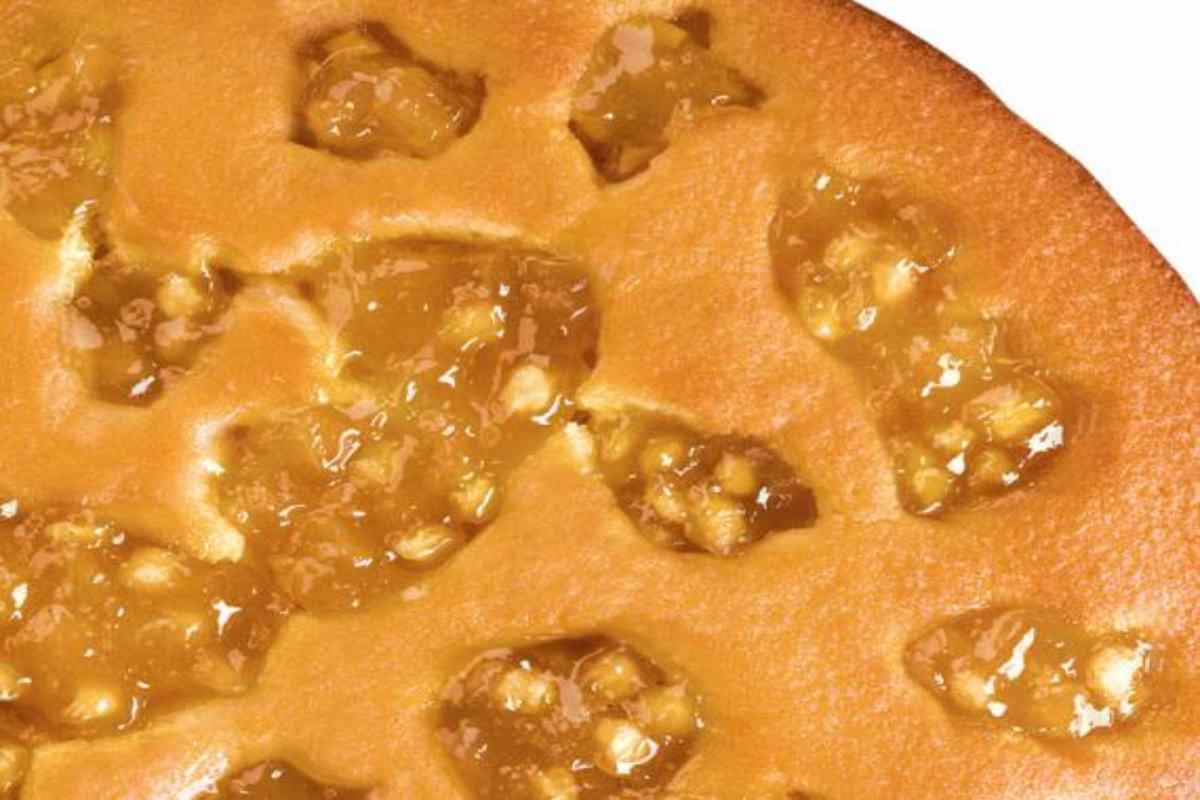 dettaglio di una torta di mele