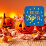 zucche con candele e logo Eurospin