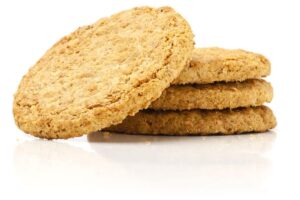 biscotti rotondi e piatti