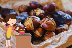 castagne fritte e grafica cuocs