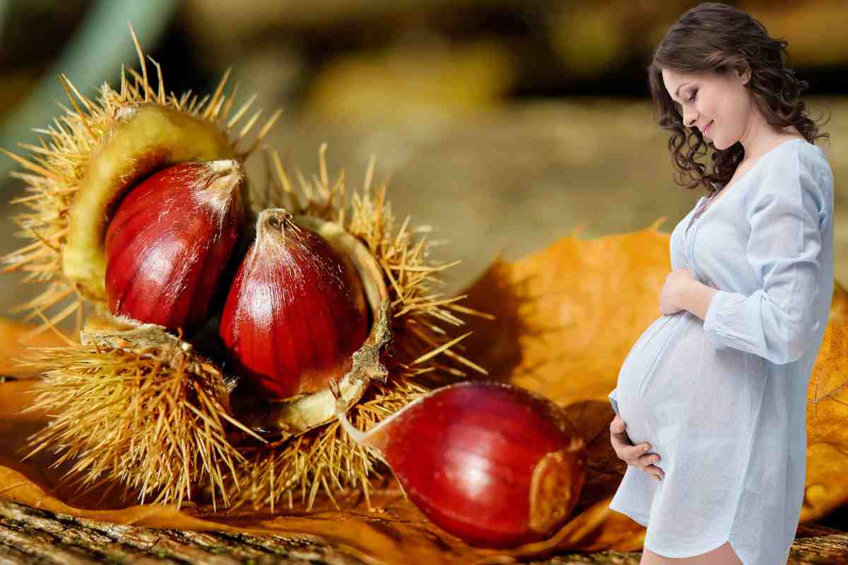 castagne e donna incinta