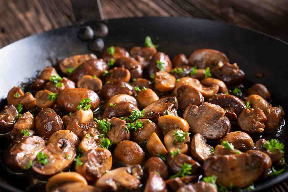 funghi in padella