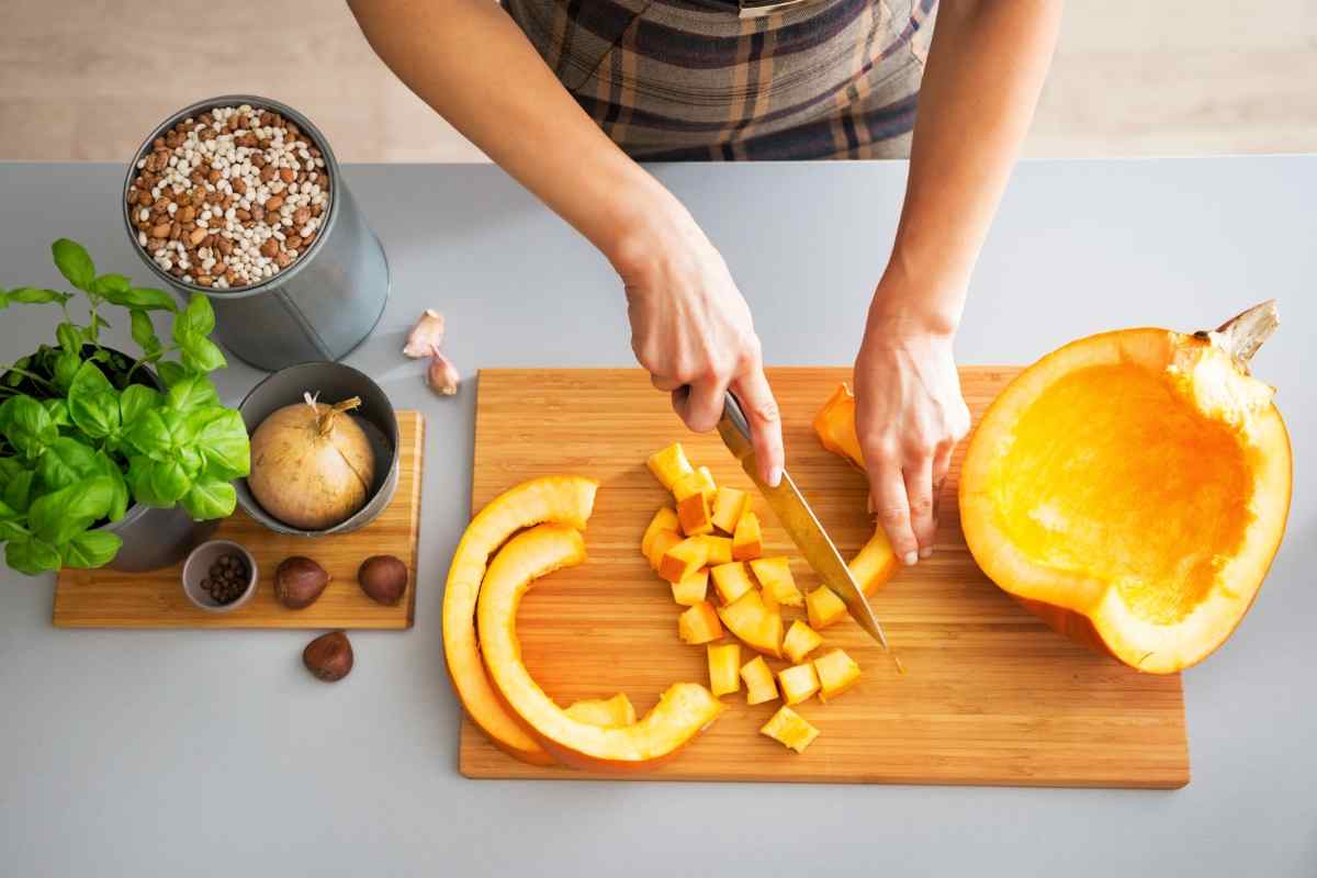 donna affetta zucca