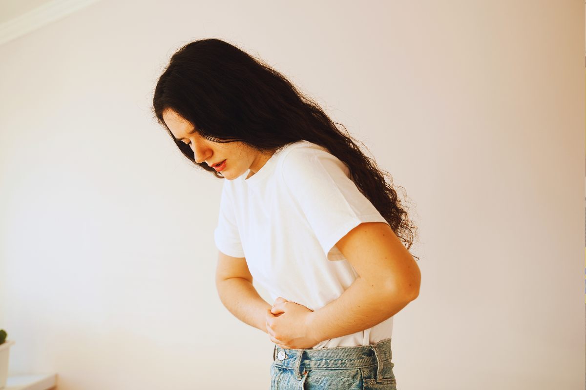 ragazza che sta male