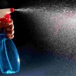 Una miscela spray spruzzata