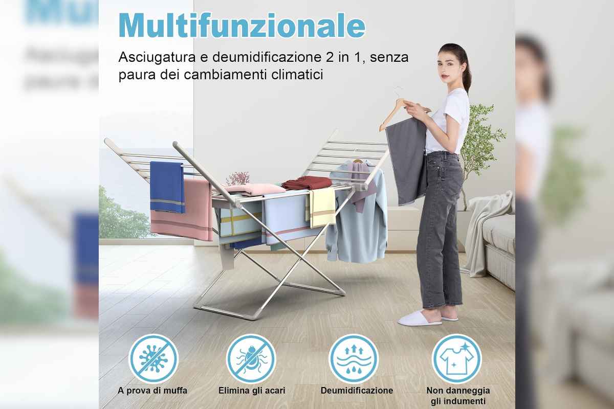 stendino asciuga bucato