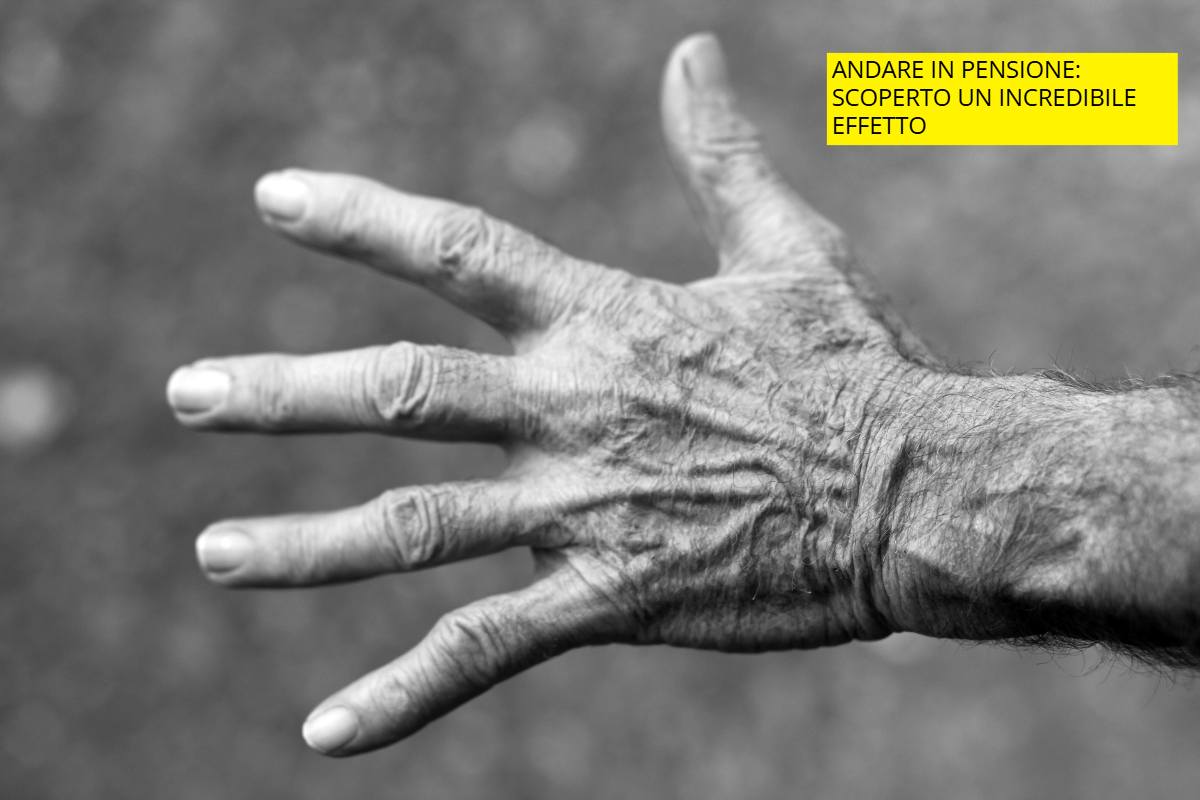 Andare in pensione scoperto effetto