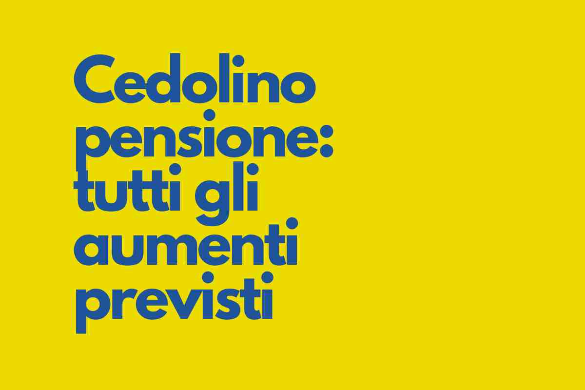 INPS pensioni di dicembre sorpresa cedolino
