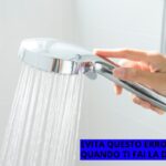 Evita questo errore quando ti fai la doccia