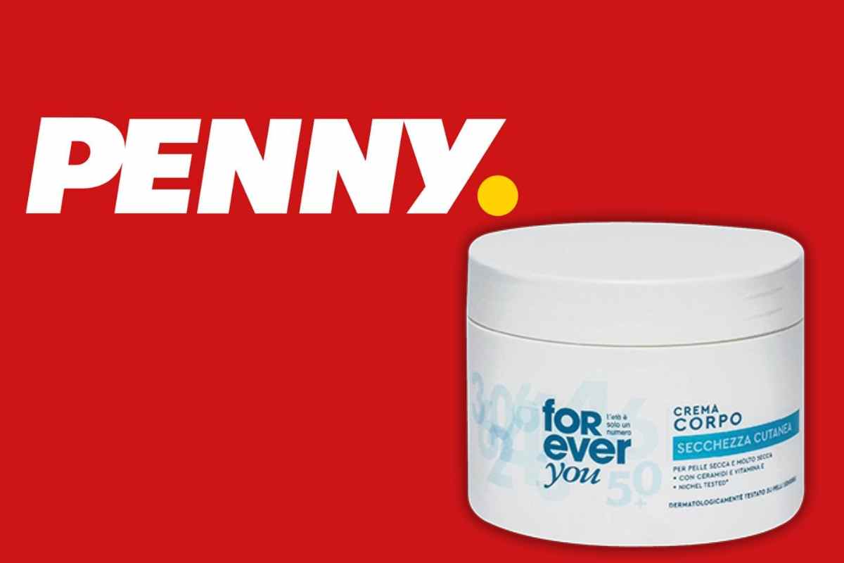 Logo Penny e la crema corpo