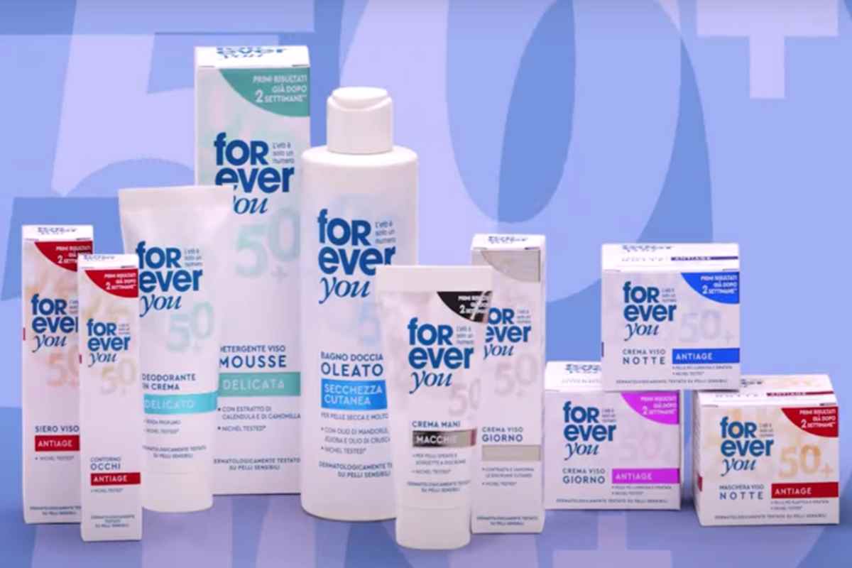 prodotti della linea Forever Young di Penny Market