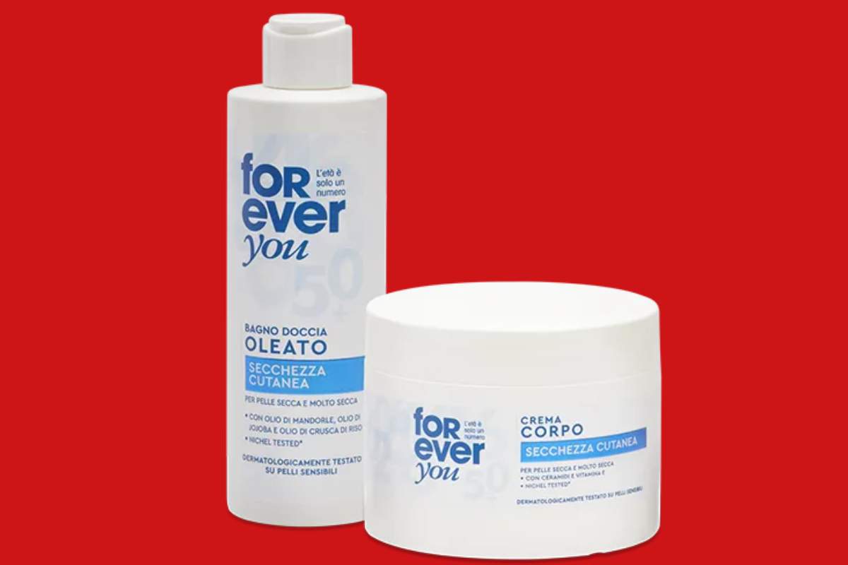 due prodotti della linea forever young