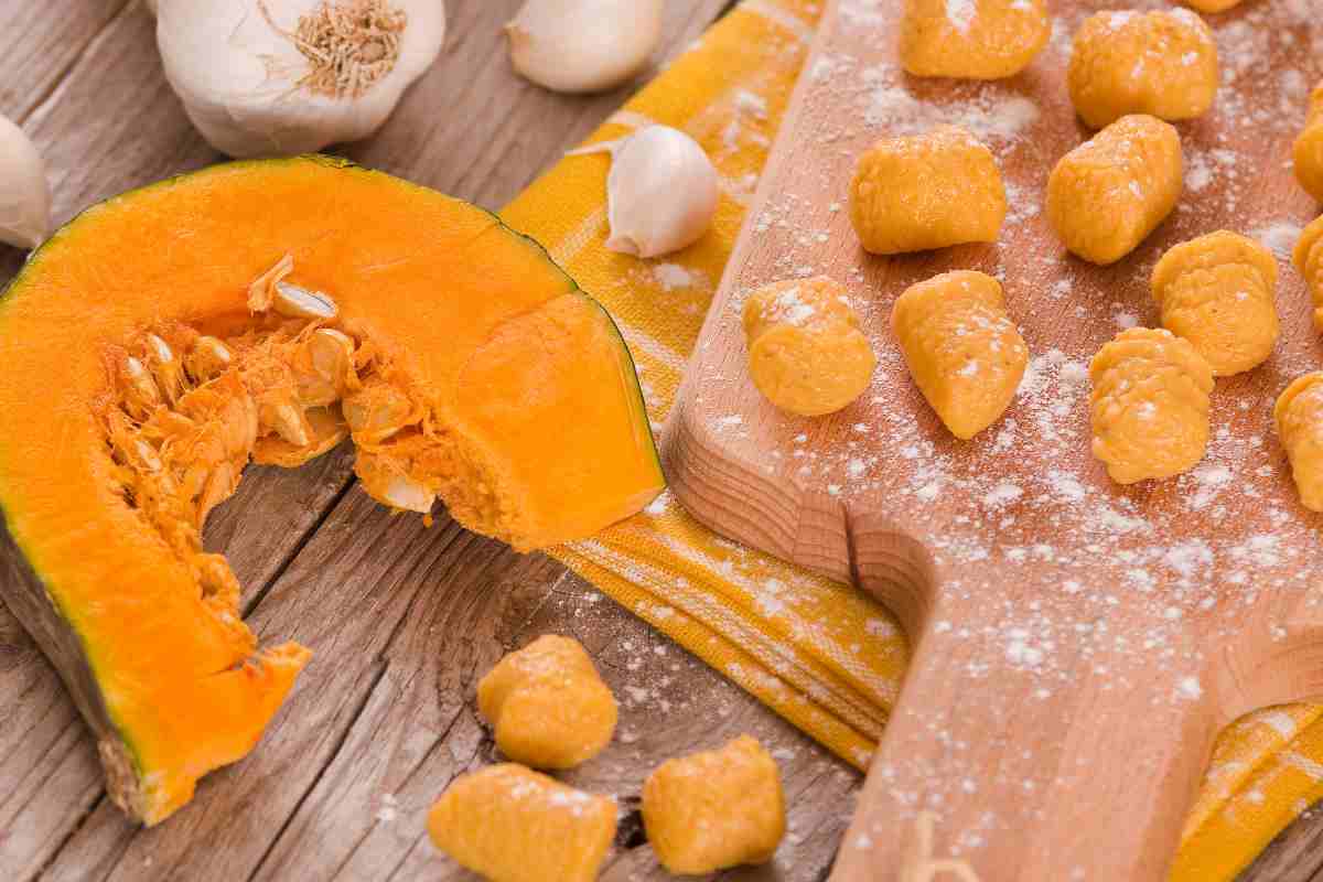 zucca e gnocchi di zucca