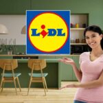 cucina donna e logo lidl