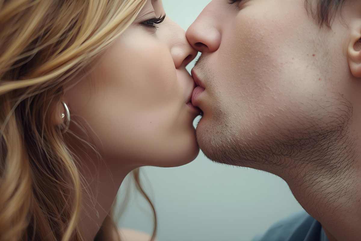 persone che si baciano