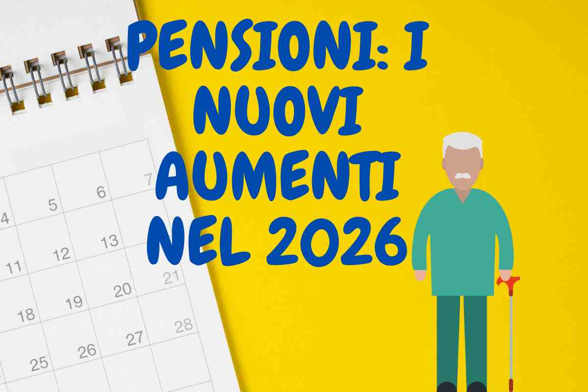 Aumenti pensioni nuovi importi nel 2026