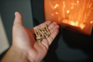 mano pellet stufa