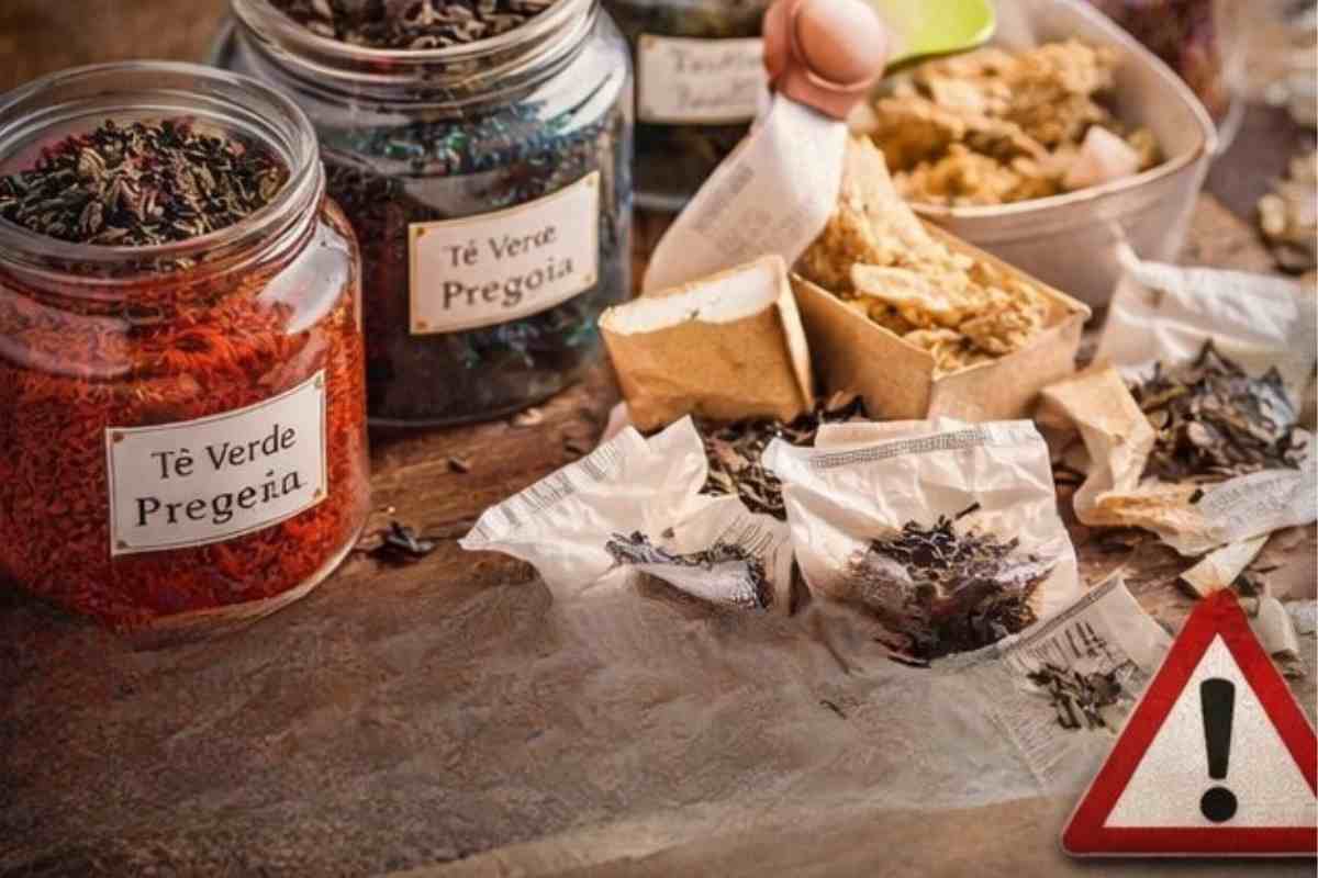 barattoli tè tisane