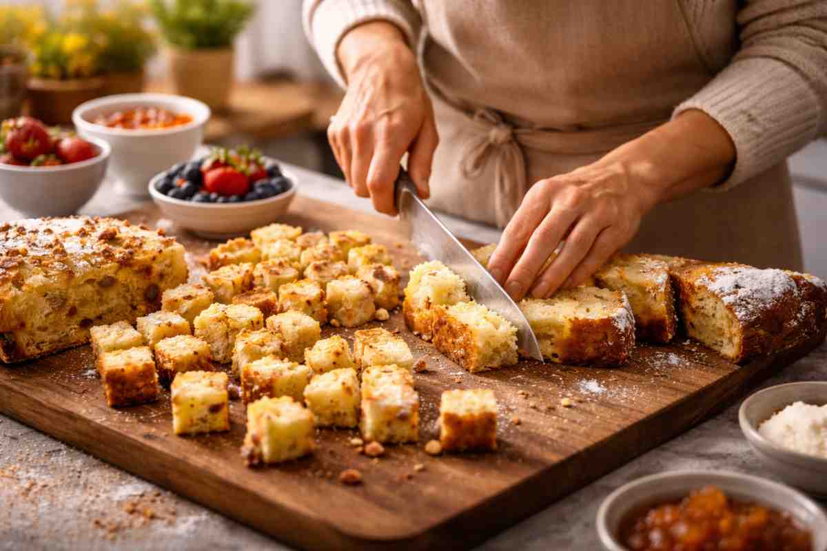 tagliare pandoro e panettone