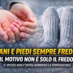 mani piedi freddi scritta