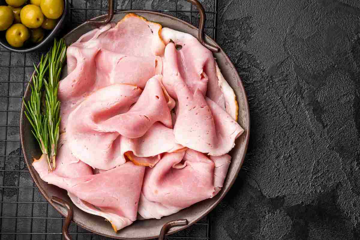 piatto prosciutto cotto