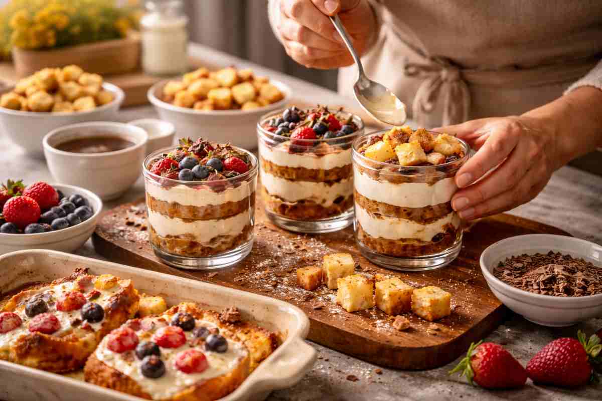 fare dolci con pandoro panettone