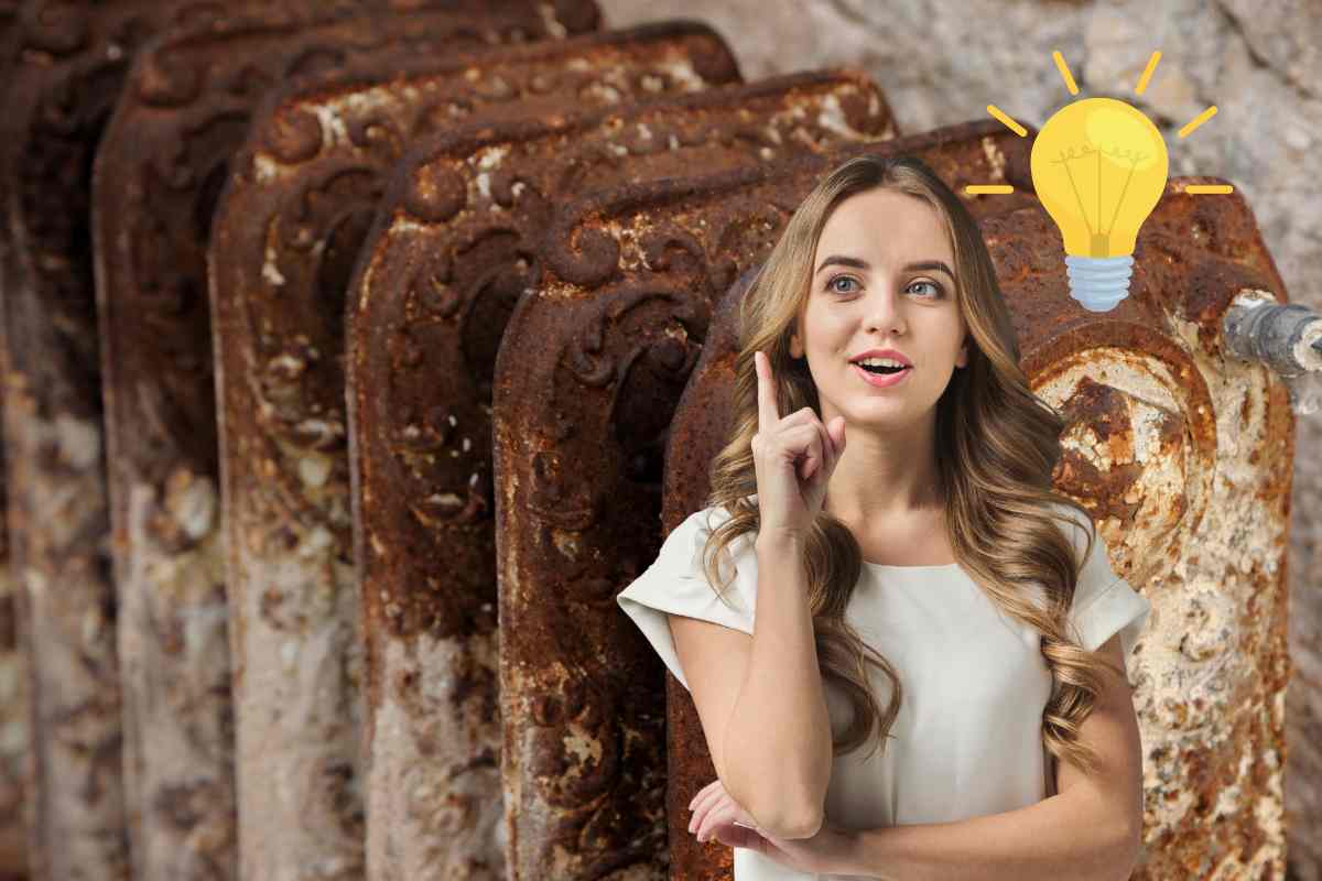 termosifone ruggine donna idea