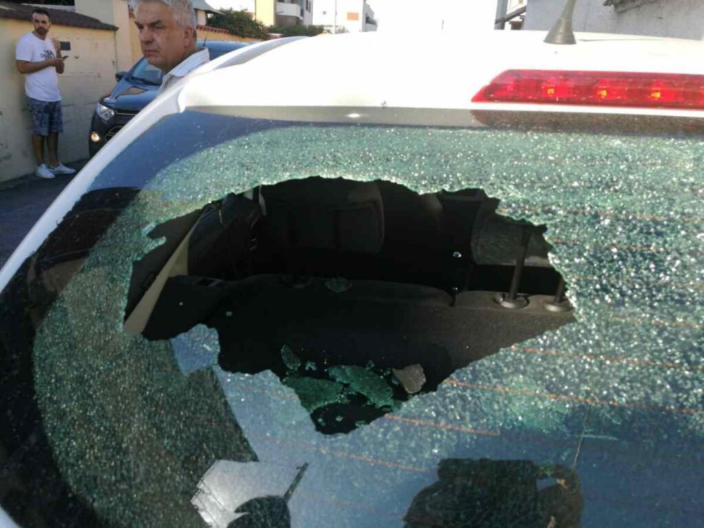 Auto danneggiata